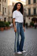 Denim Detailed with Stripes-1