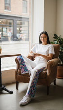 White Denim with purple swirl floral-5