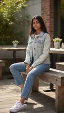 Light Denim Plus Linen & Crochet-3