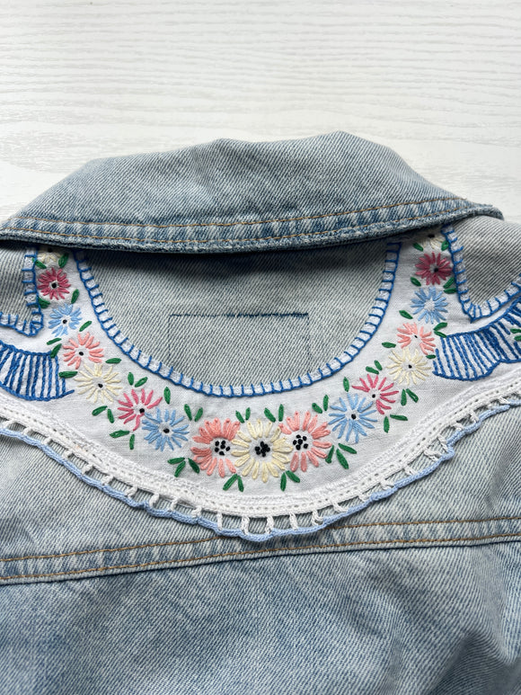 Light Denim Plus Linen & Crochet