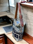 Purse - Jazzy Tapestry with Plaid Lining-1