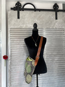 Purse - Gold/Green with Bright Green Lining-2