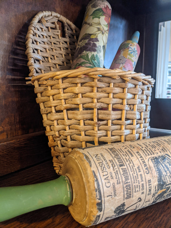 Decorative Rolling Pin-Vintage Green Handles